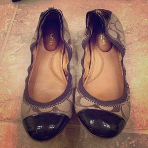 Coach ballet flats